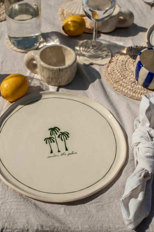 "Under the Palms" large Plate